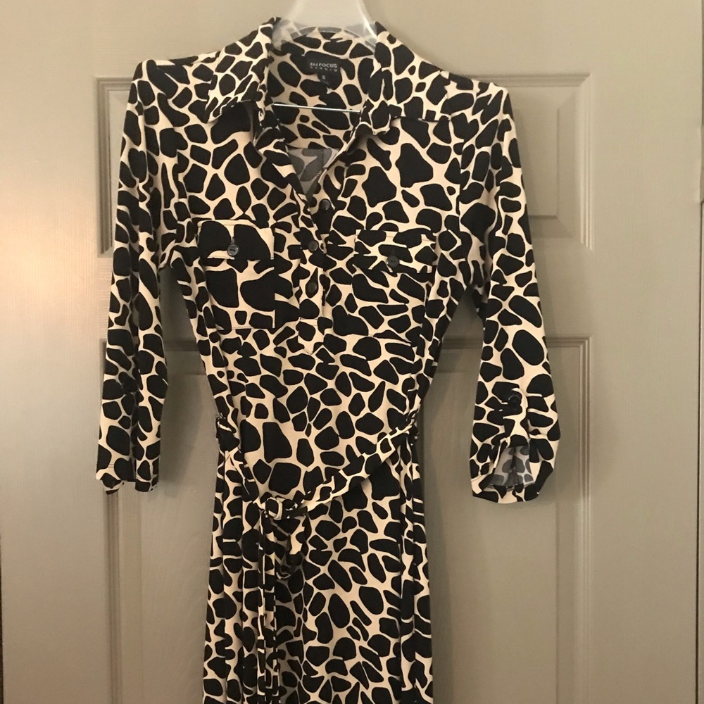 Leopard print dress